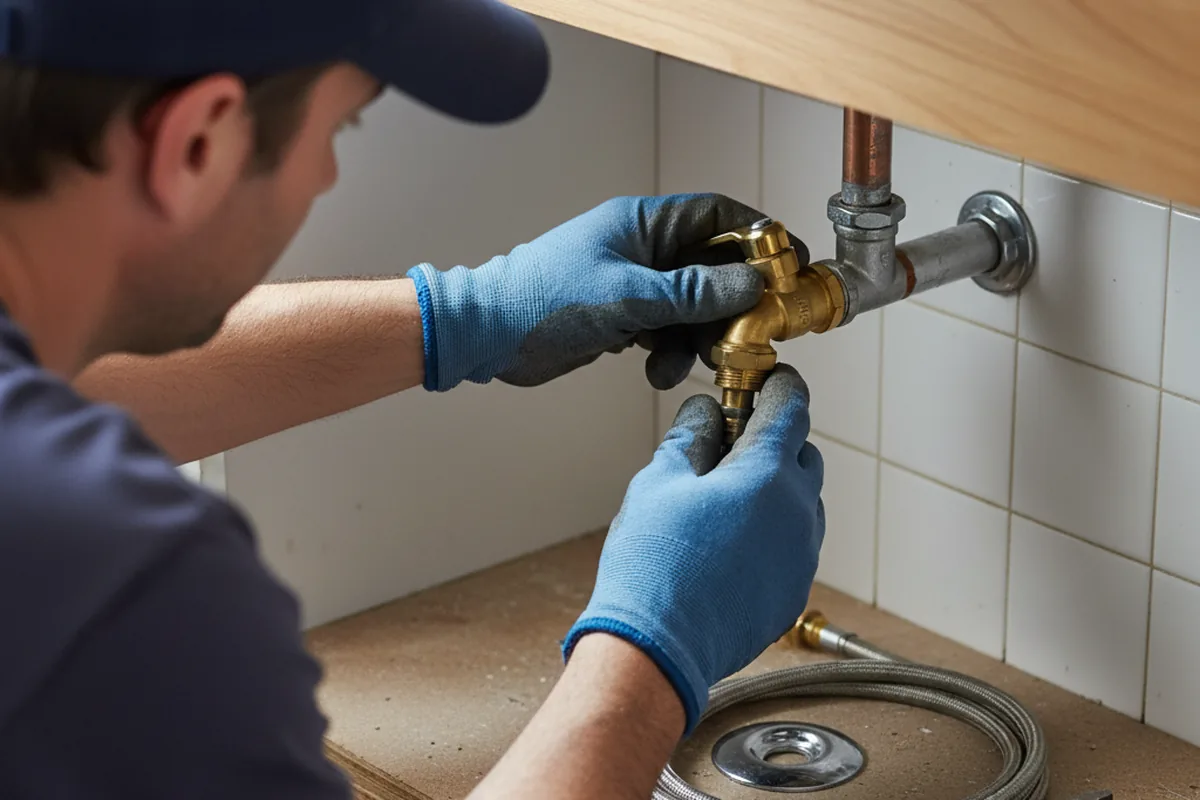 Shutoff valve and fitting work during Emergency Plumbing in Westminster
